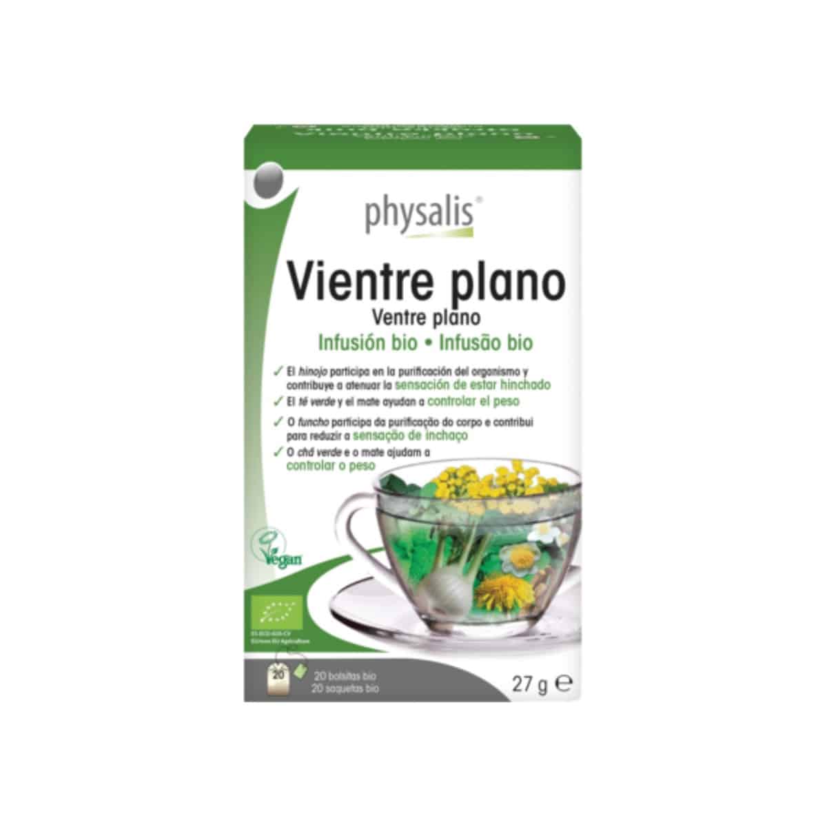 Infusão Ventre Plano 20 saquetas Physalis