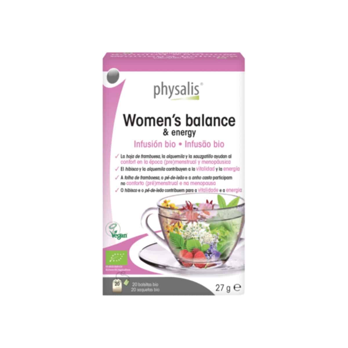 Infusão Women's Balance & Energy 20 saquetas Physalis