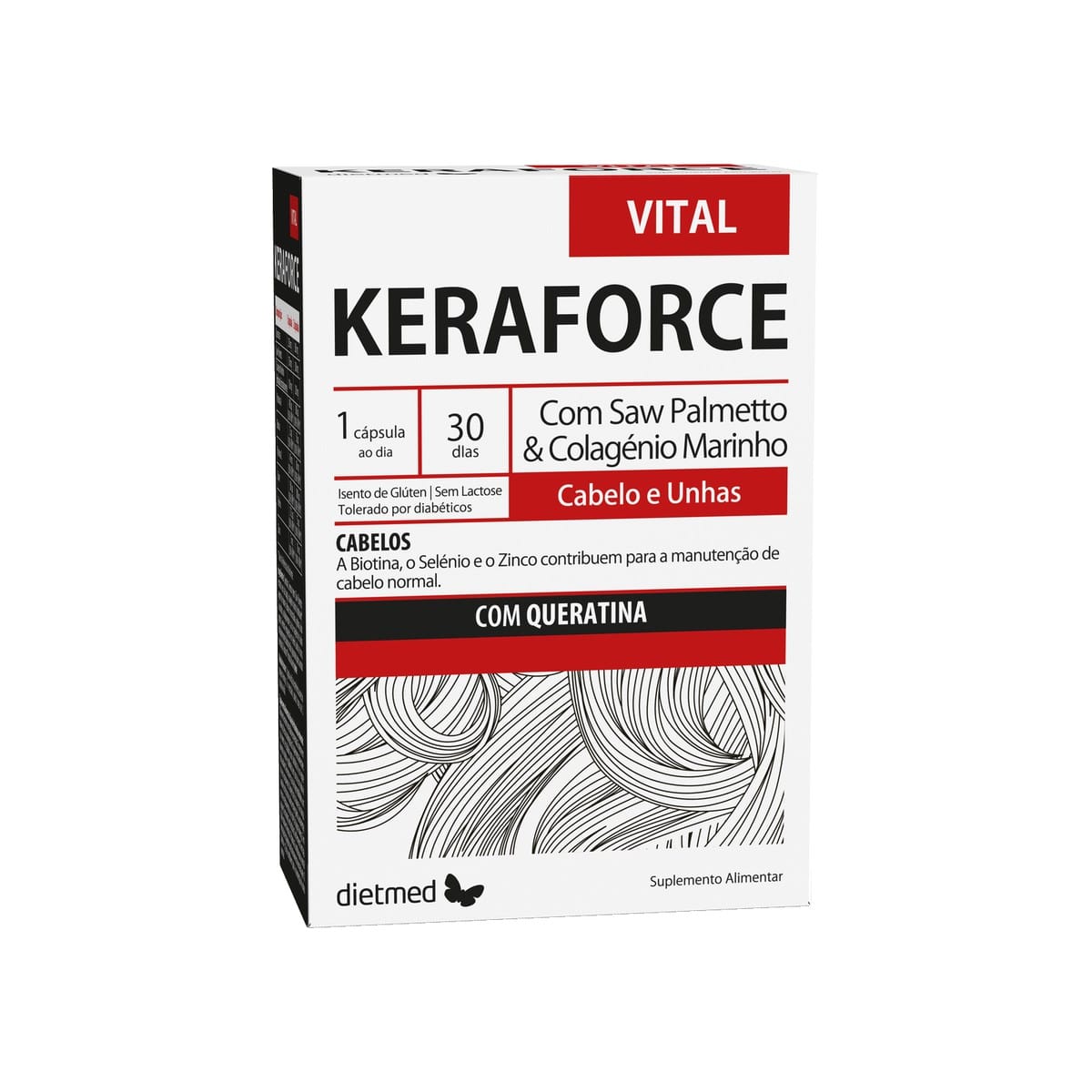 Keraforce Vital 30 cápsulas Dietmed