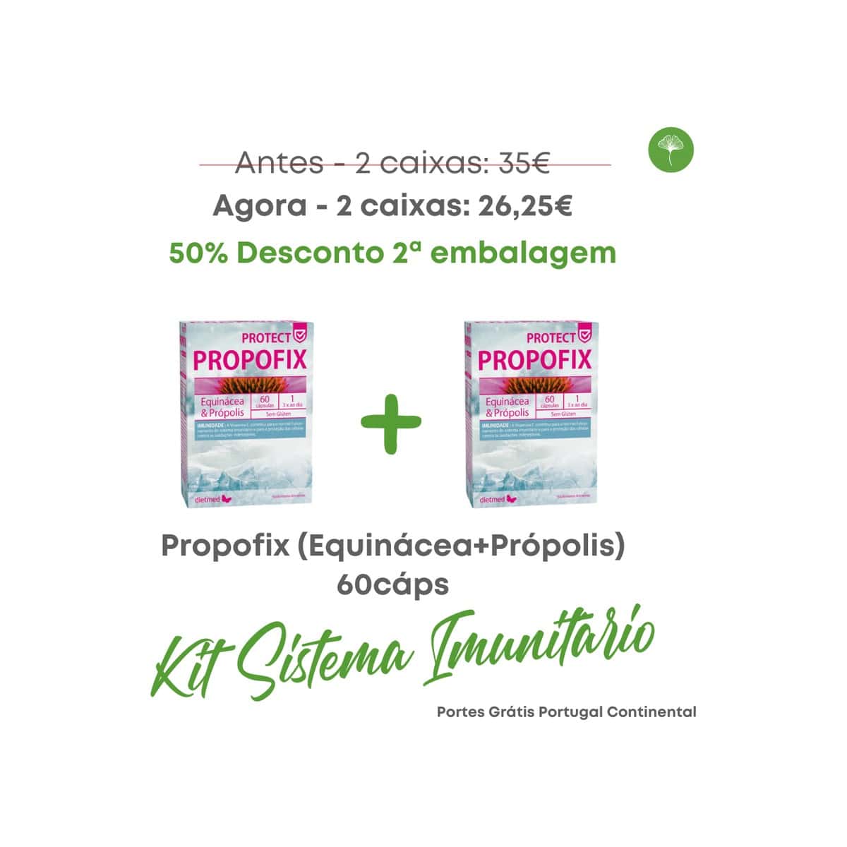 Kit Propofix 2 x 60 cápsulas Dietmed