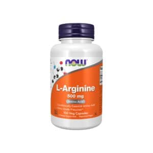 L-Arginina 500mg 100 cápsulas Now