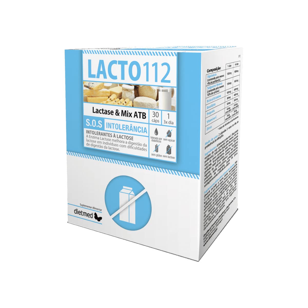 Lacto 112 30 cápsulas Dietmed
