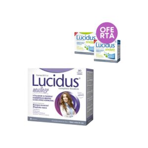 Kit Lucidus Mulher 30 ampolas + 2 Lucidus Estudante Farmodiética