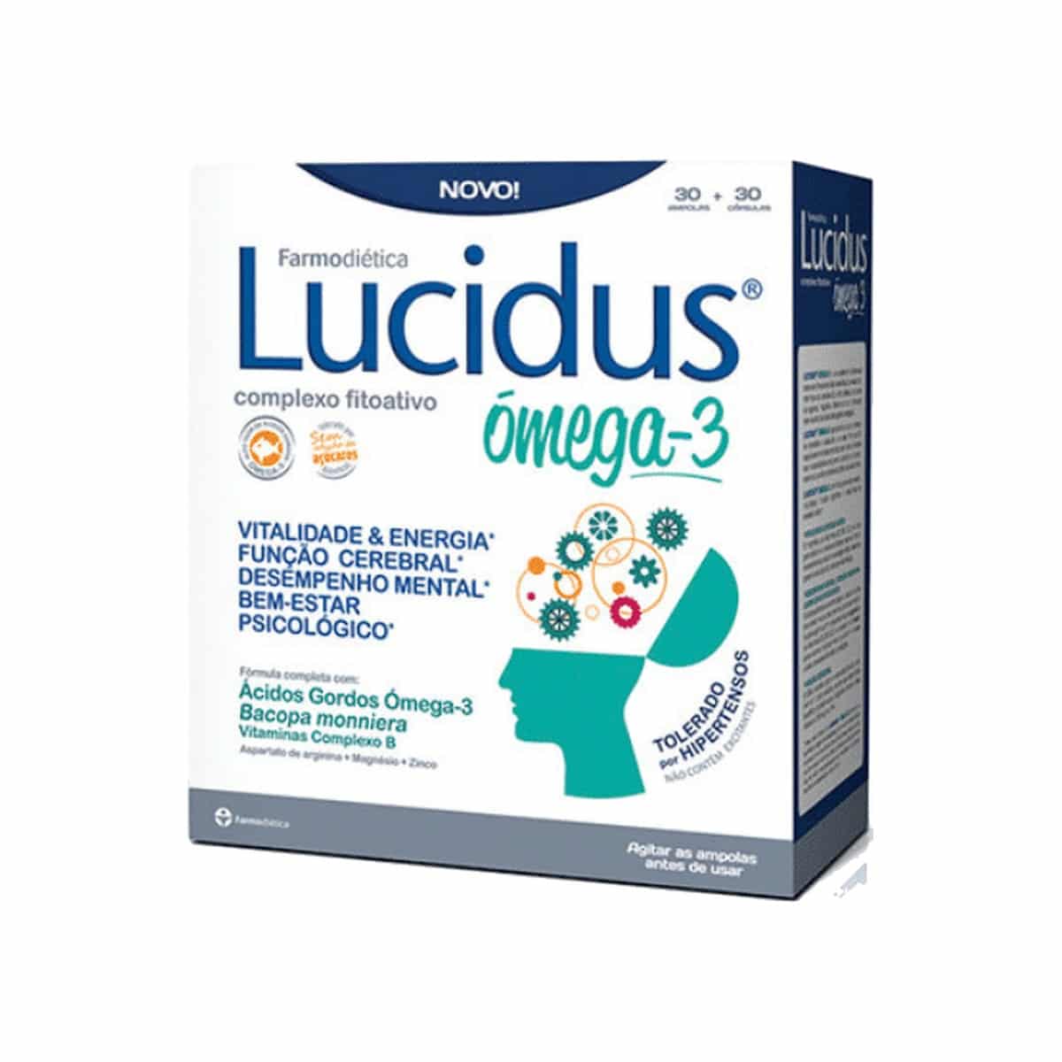 Lucidus Ómega 3 30 ampolas + 30 cápsulas Farmodiética