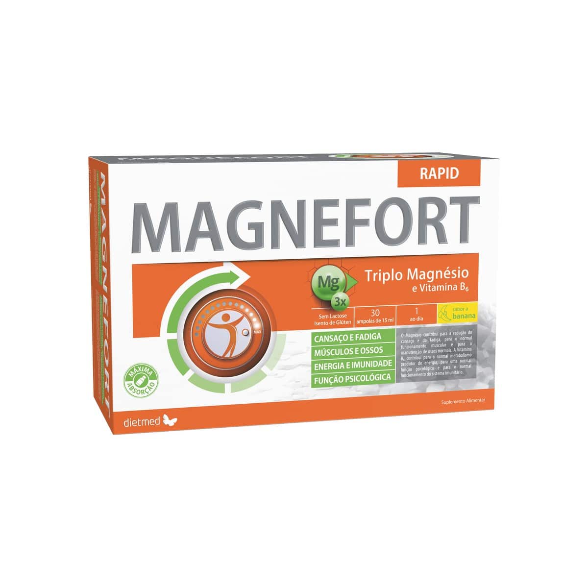 Magnefort Rapid 30 ampolas Dietmed