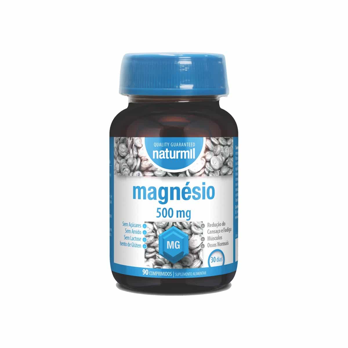 Magnésio 500mg 90 comprimidos Naturmil