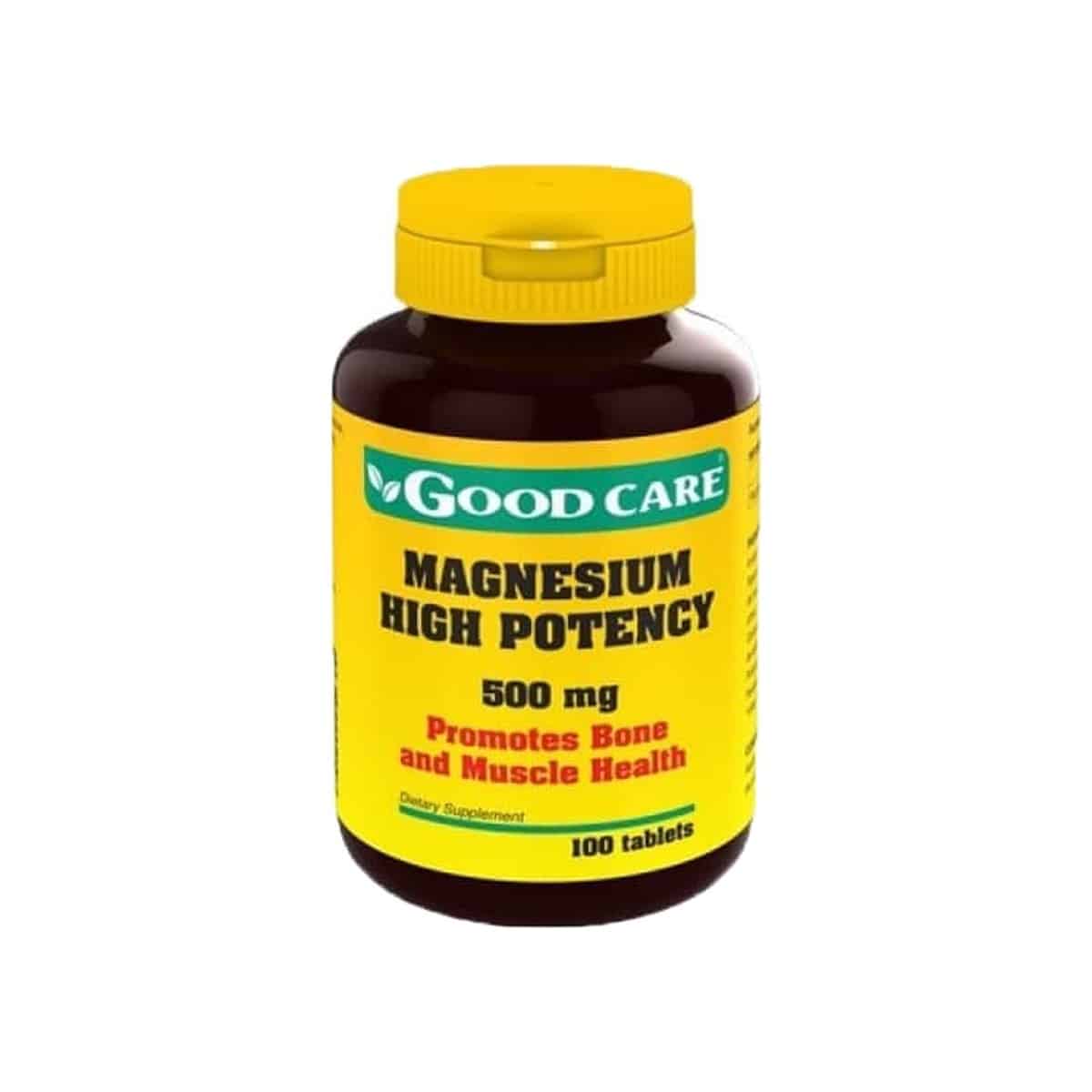 Magnesium High Potency 500mg 100 comprimidos Good Care