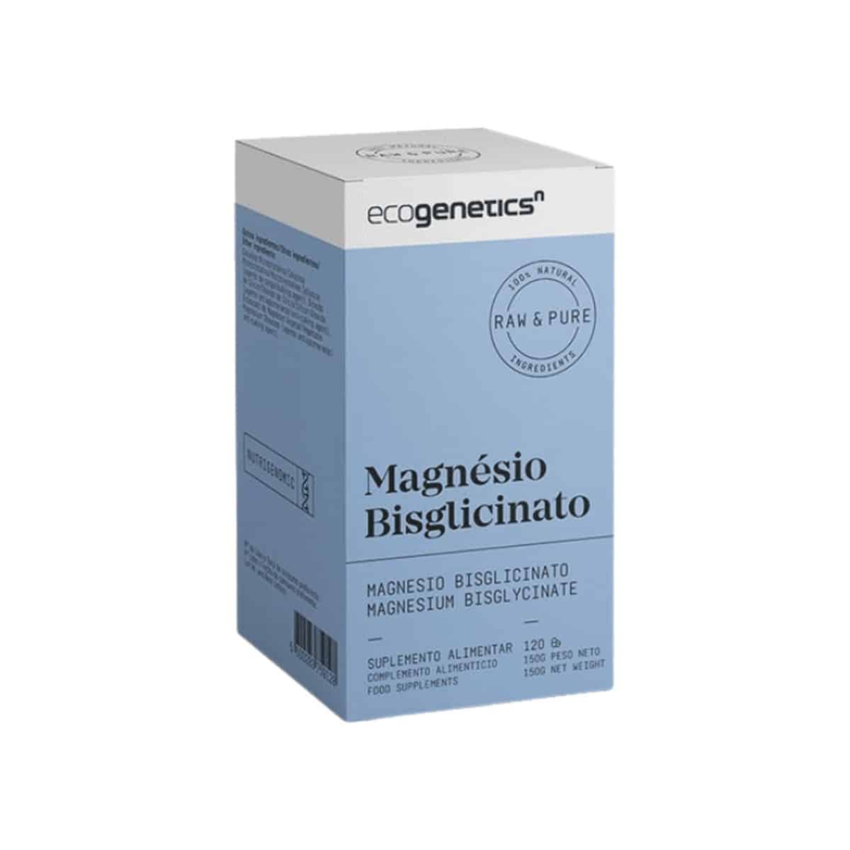 Magnésio Bisglicinato 120 cápsulas Ecogenetics