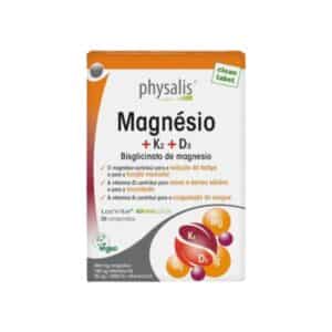 Magnésio + K2 + D3 30 comprimidos Physalis