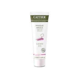 Máscara de Argila Rosa e Aloé Vera Pele Sensível 100ml Cattier