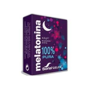 Melatonina 100% Pura 90 comprimidos Soria Natural