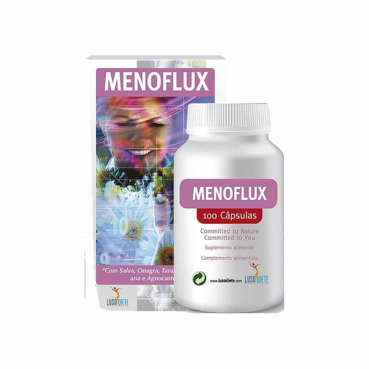 Menoflux 100 cápsulas Lusodiete
