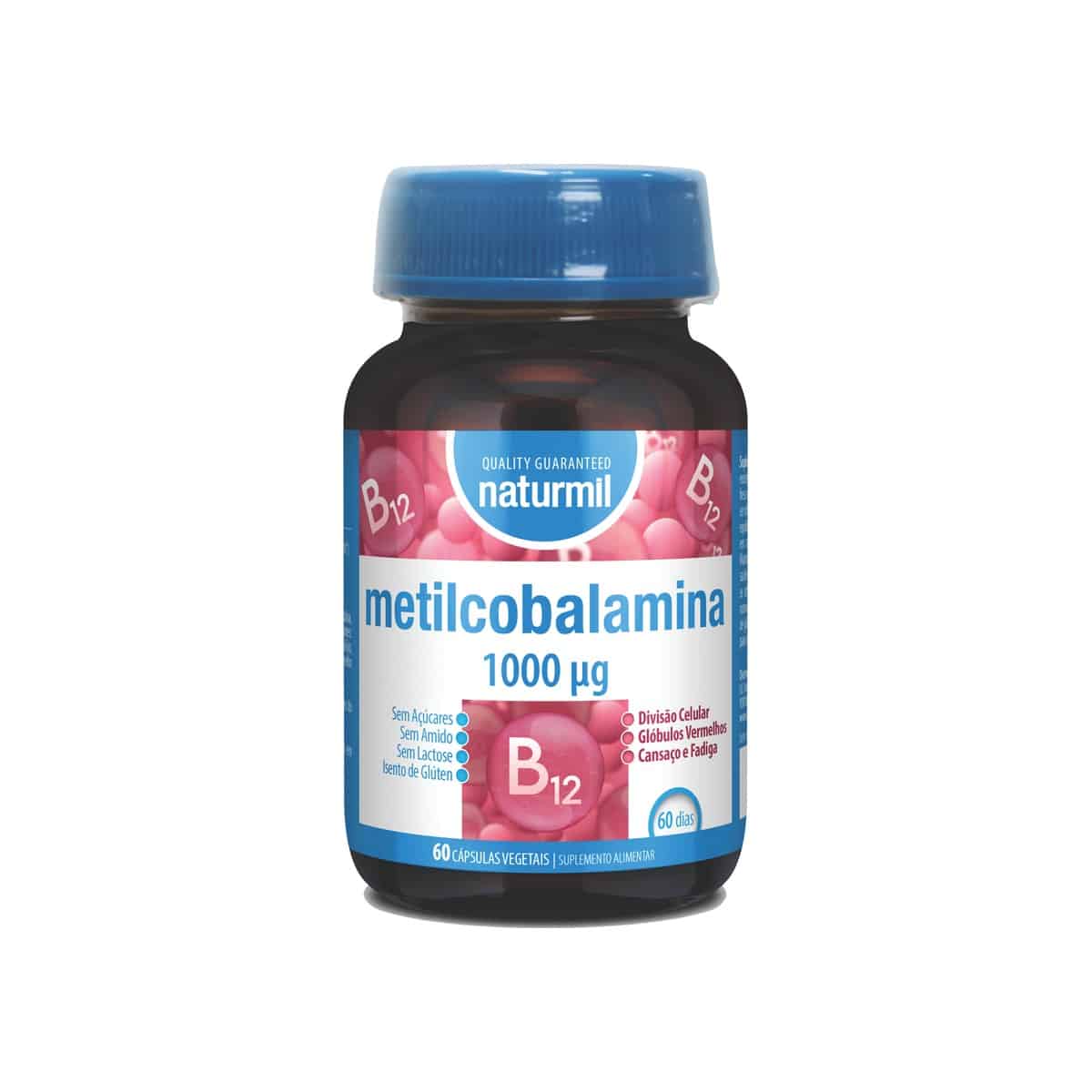 Metilcobalamina 1000mcg 60 cápsulas Naturmil