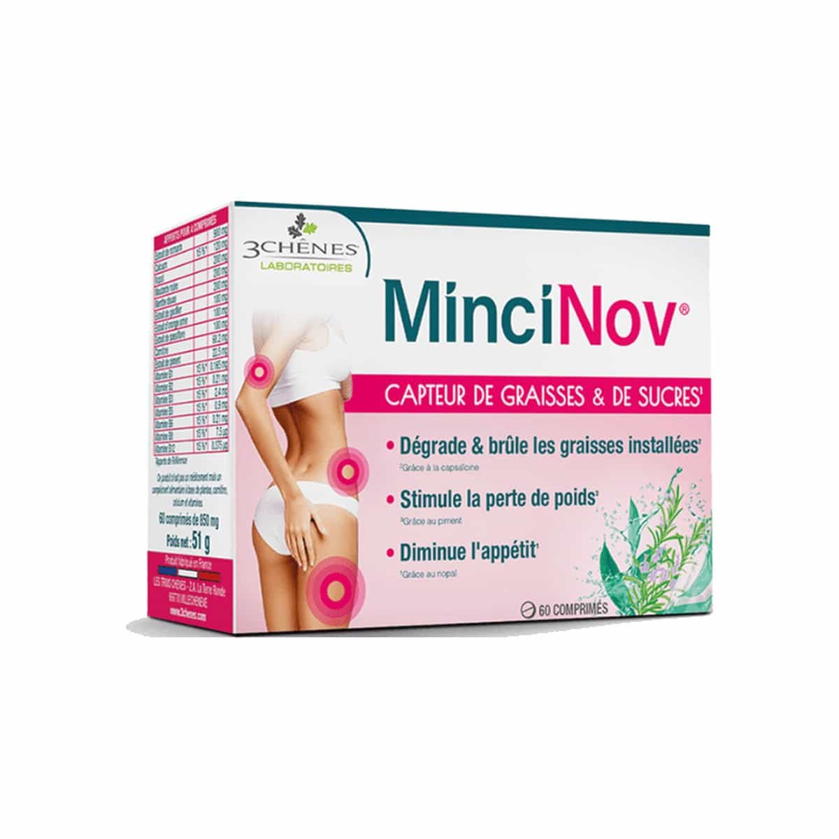 MinciNov 60 comprimidos Les 3 Chênes