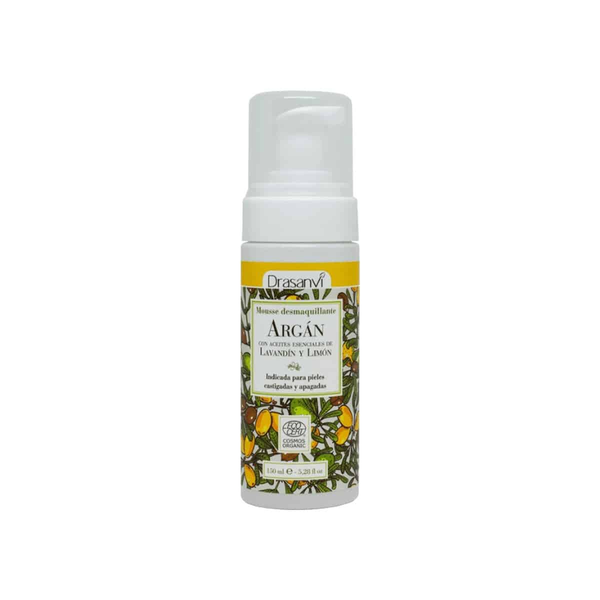 Mousse Desmaquilhante de Argão 150ml Drasanvi