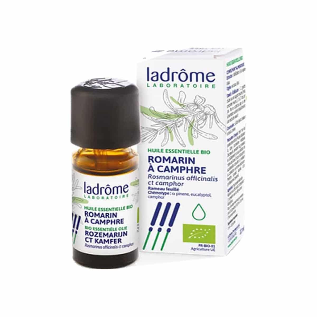 Óleo Essencial de Alecrim QT Cânfora Bio 10ml Ladrôme