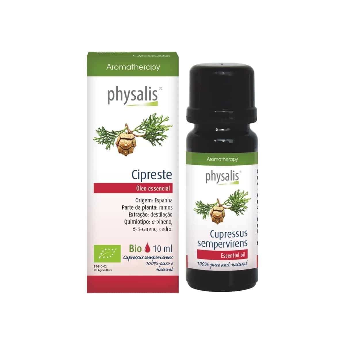 Óleo Essencial de Cipreste Bio 10ml Physalis