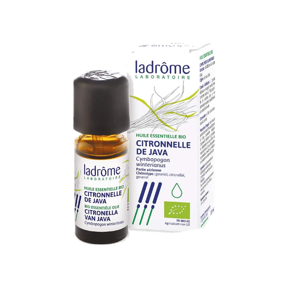 Óleo Essencial de Citronela Bio 10ml Ladrôme