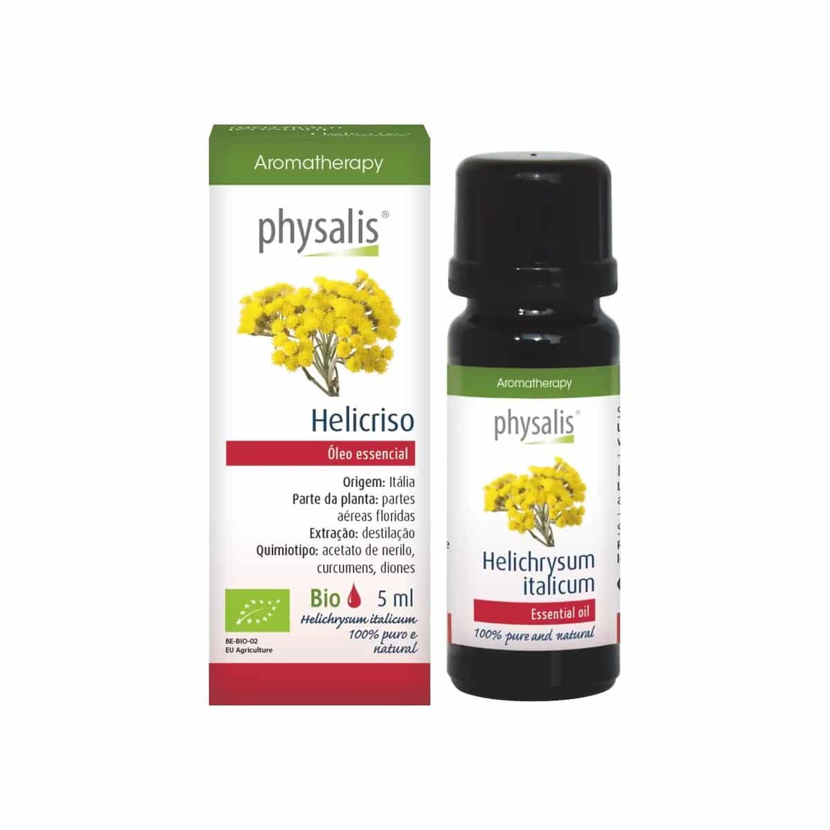 Óleo Essencial de Helicriso Bio 5ml Physalis