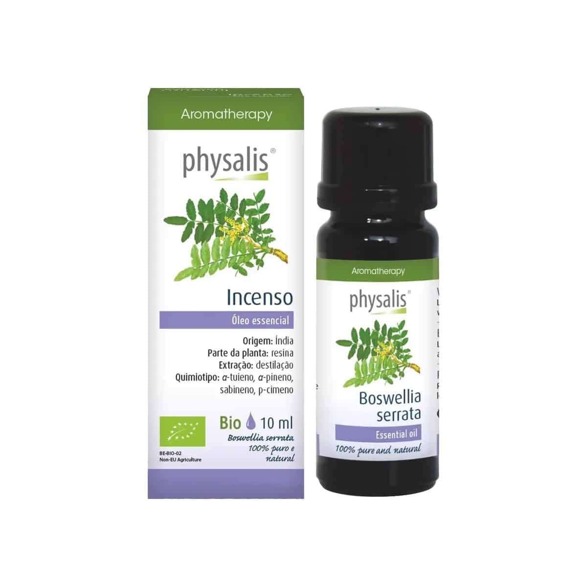 Óleo Essencial de Incenso Bio 10ml Physalis