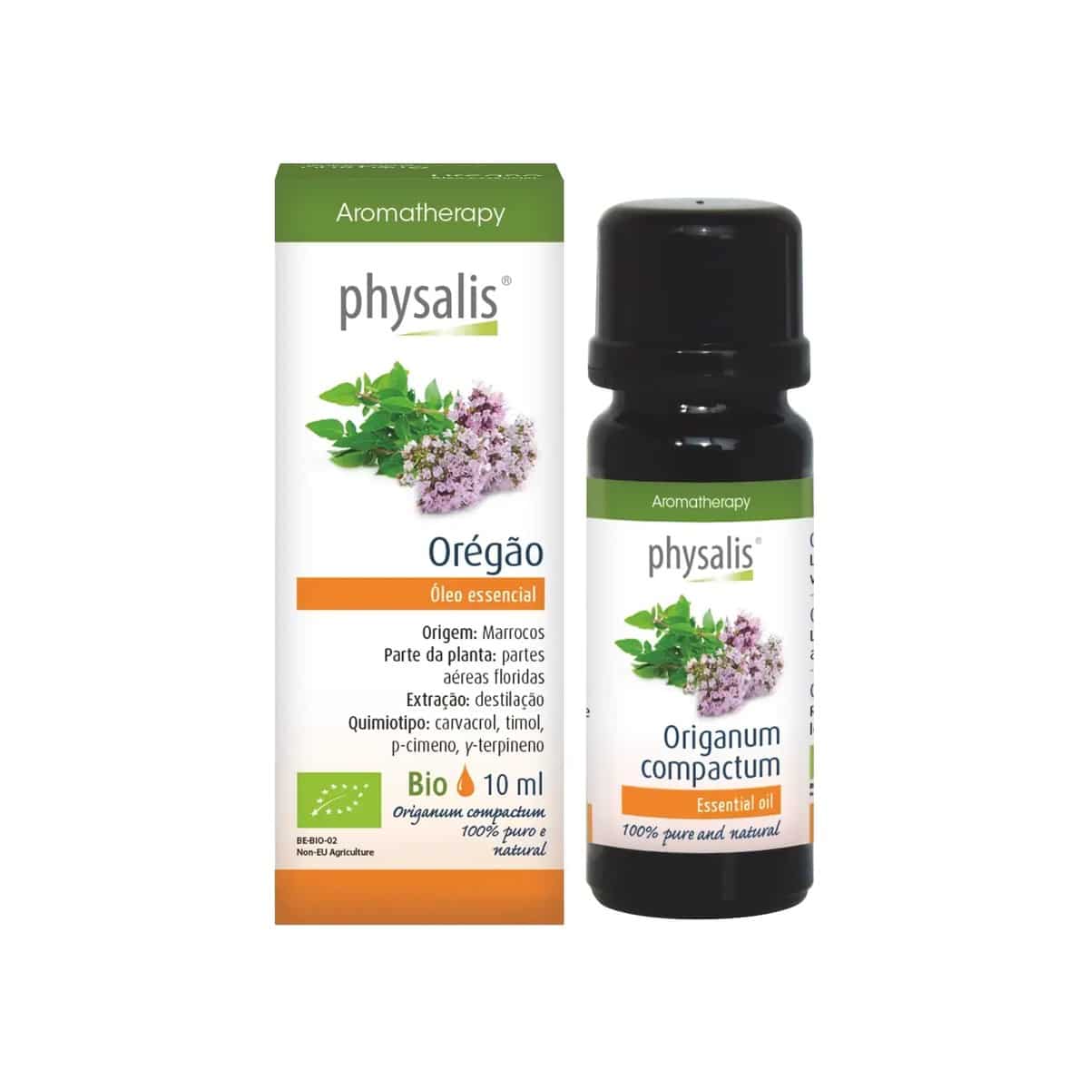 Óleo Essencial de Orégão Bio 10ml Physalis