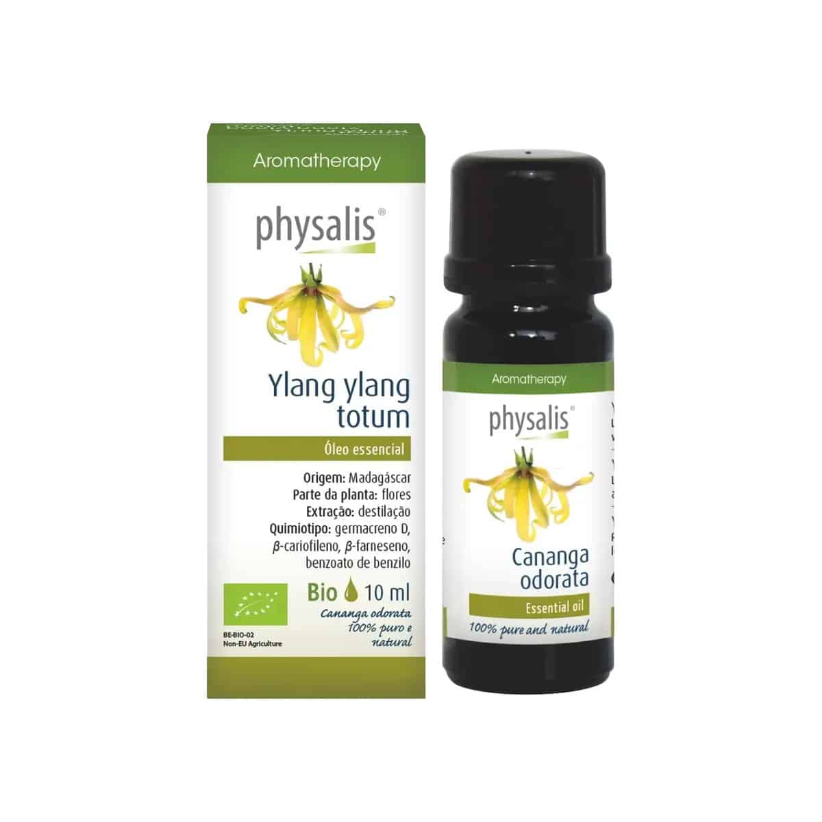 Óleo Essencial de Ylang-Ylang Bio 10ml Physalis