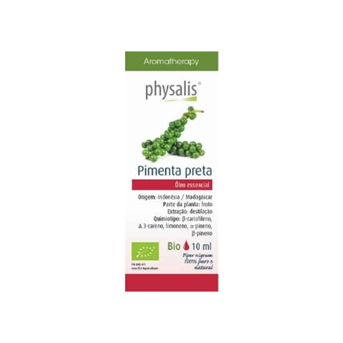 Óleo Essencial de Pimenta-Negra Bio 10ml Physalis