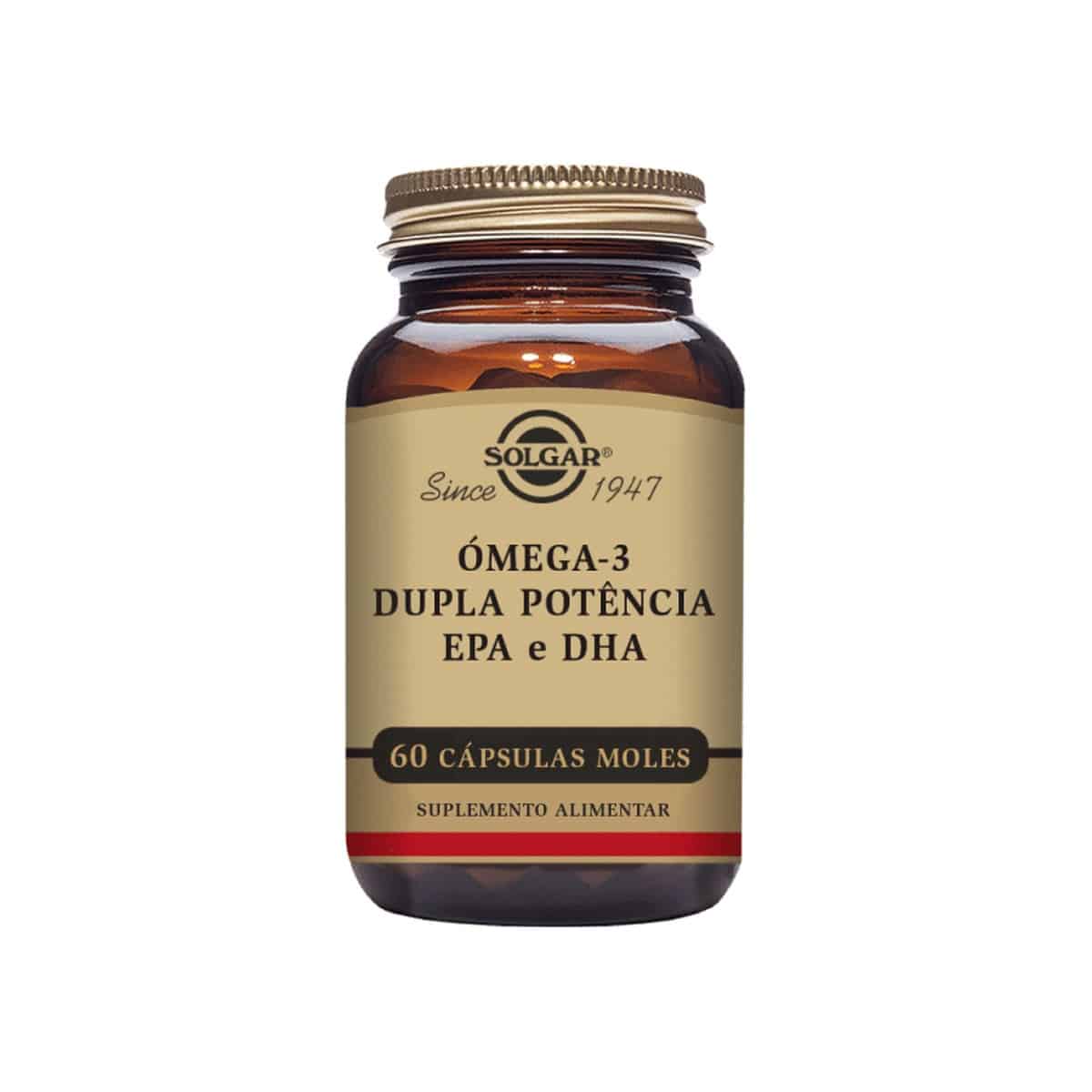 Ómega 3 Dupla Potência 60 cápsulas Solgar