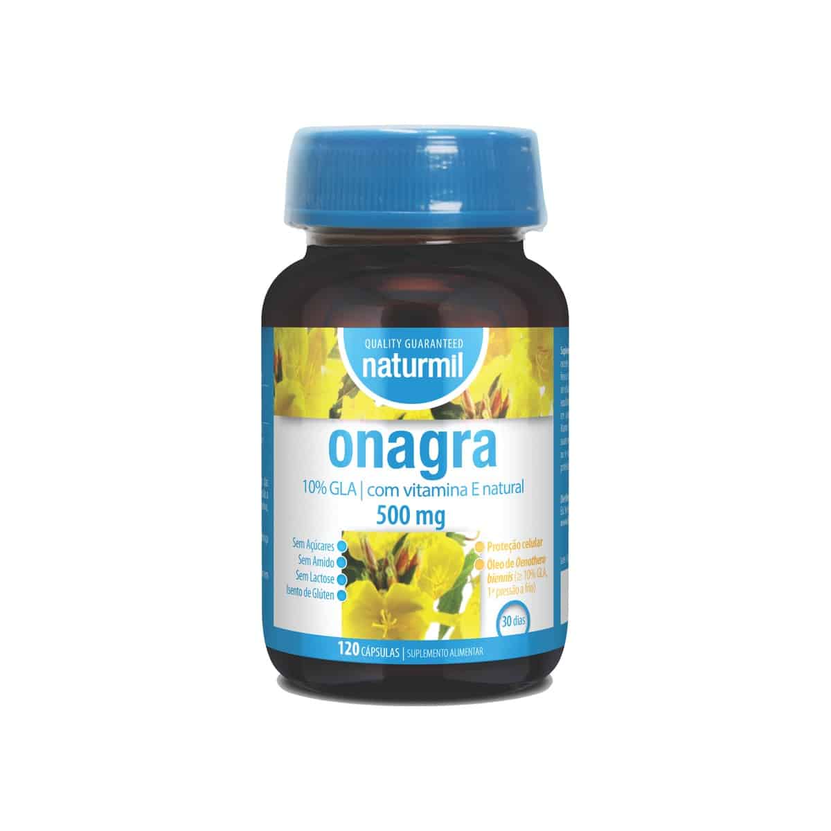 Onagra 500mg 120 cápsulas Naturmil