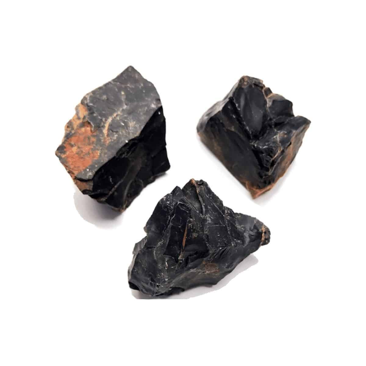 Ónix Negro Bruto (Tamanho Grande)