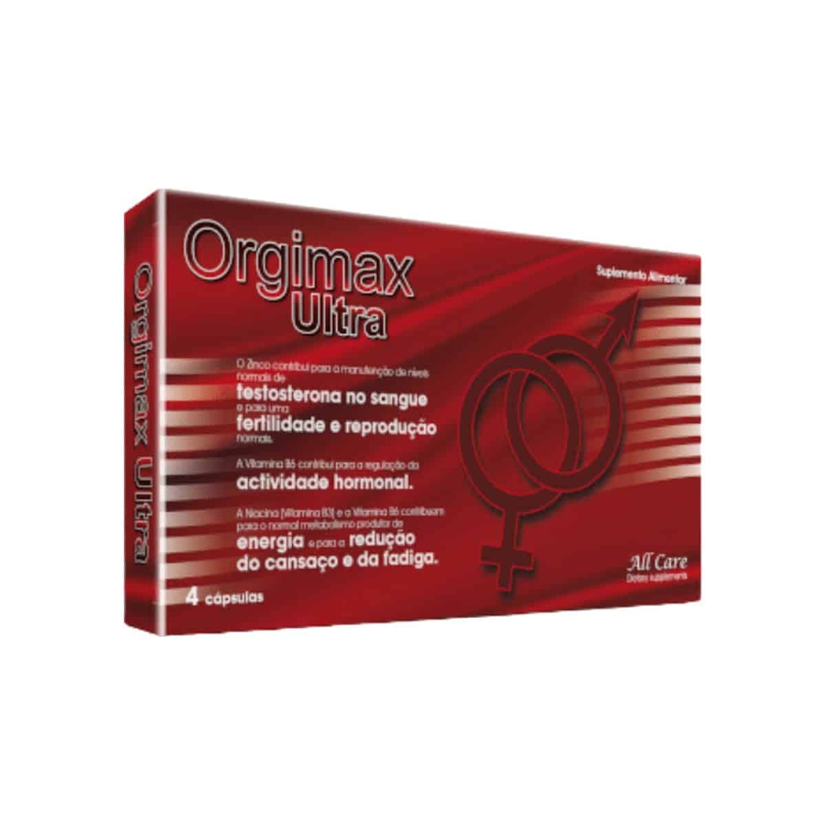 Orgimax Ultra 4 cápsulas Fharmonat