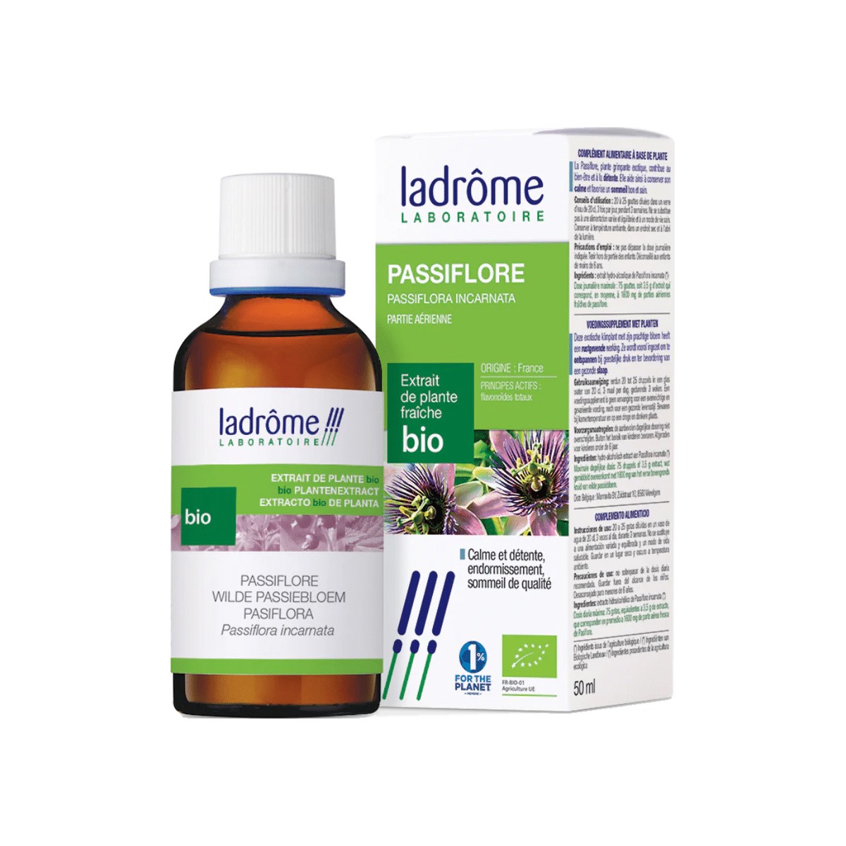 Passiflora Extrato Bio 50ml Ladrôme