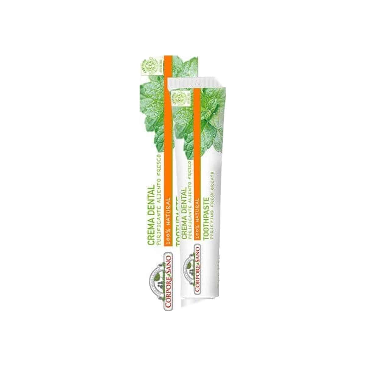 Pasta Dentífrica Tomilho, Menta e Manjericão 75ml Corpore Sano