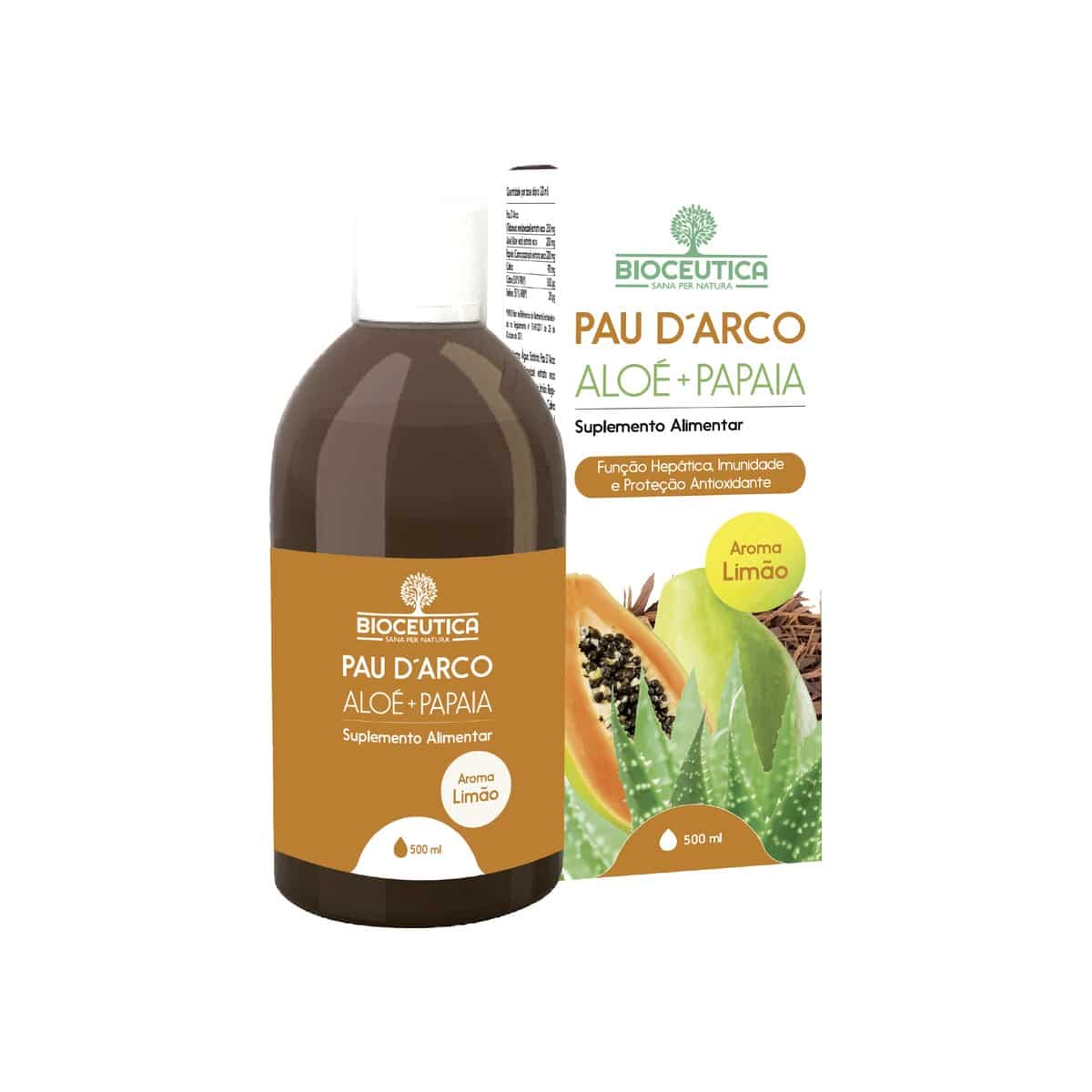 Pau d'Arco + Aloe + Papaia 500ml Bioceutica