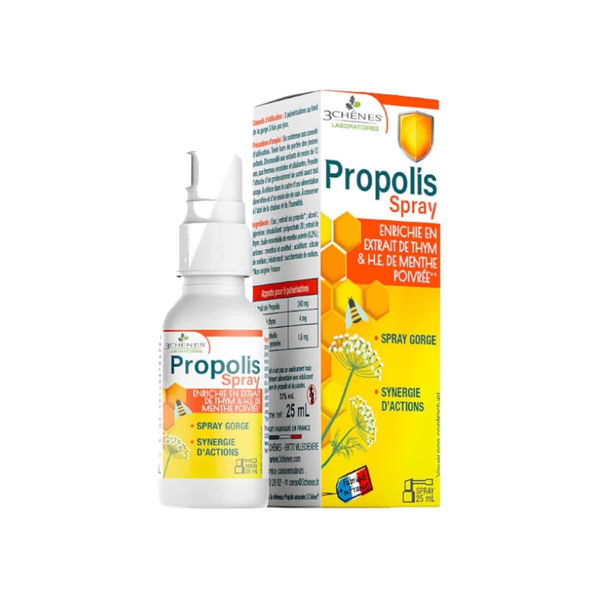 Própolis Spray 25ml 3 Chênes