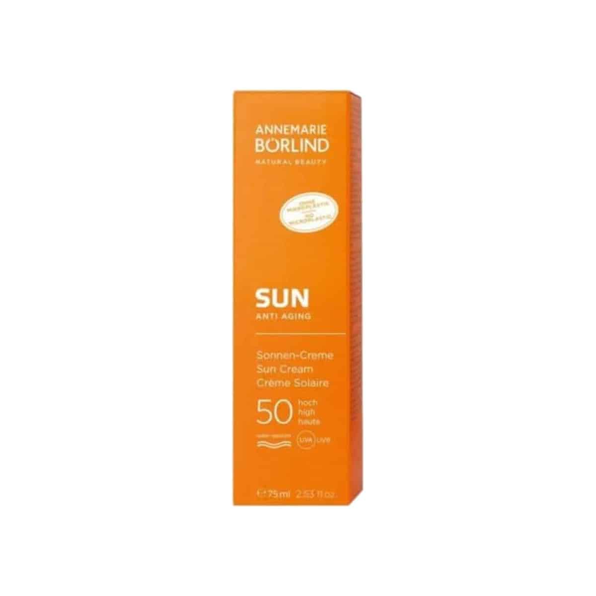 Protetor Solar Rosto Anti-Idade FPS 50 75ml Annemarie Börlind