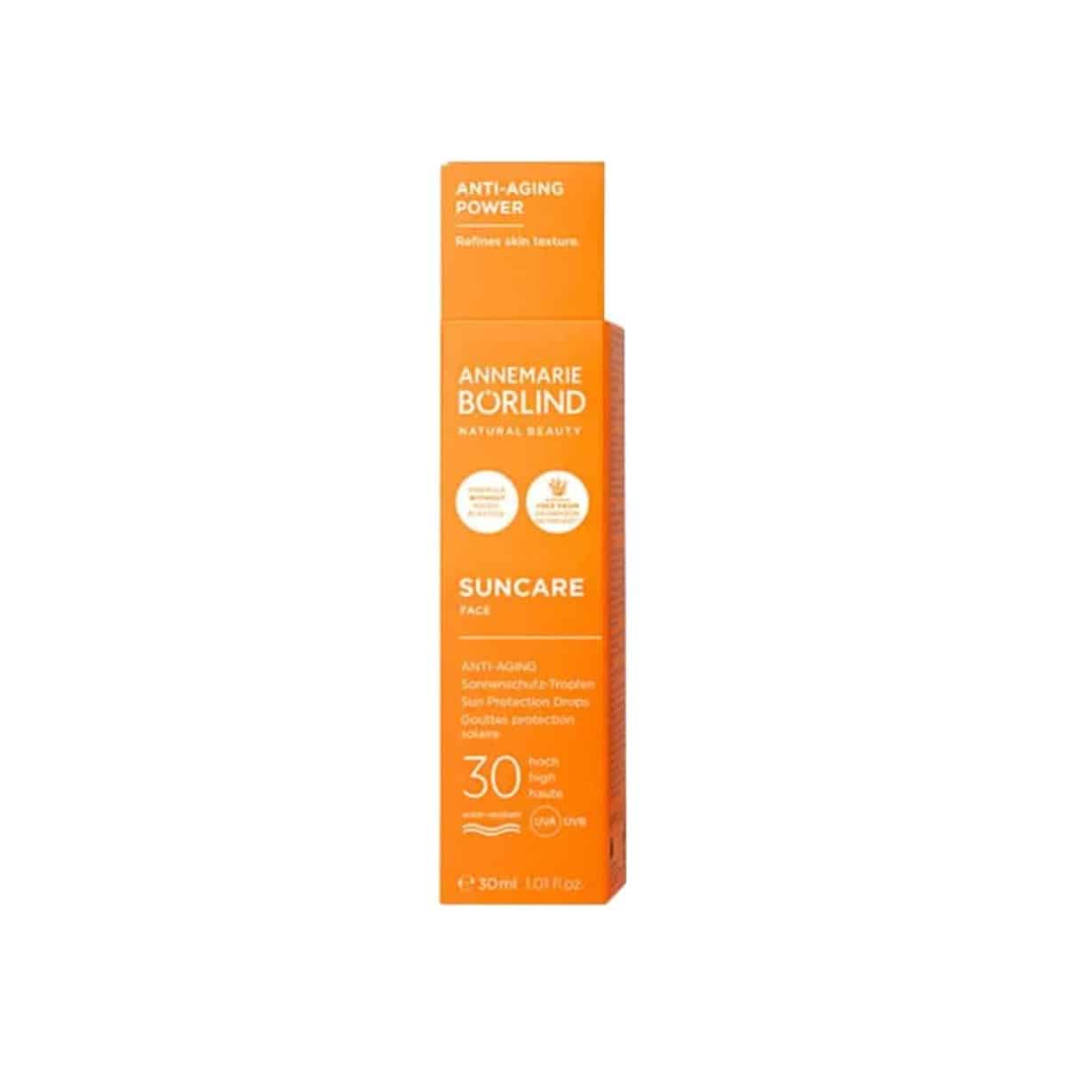 Protetor Solar Rosto Gotas FPS 30 30ml Annemarie Börlind