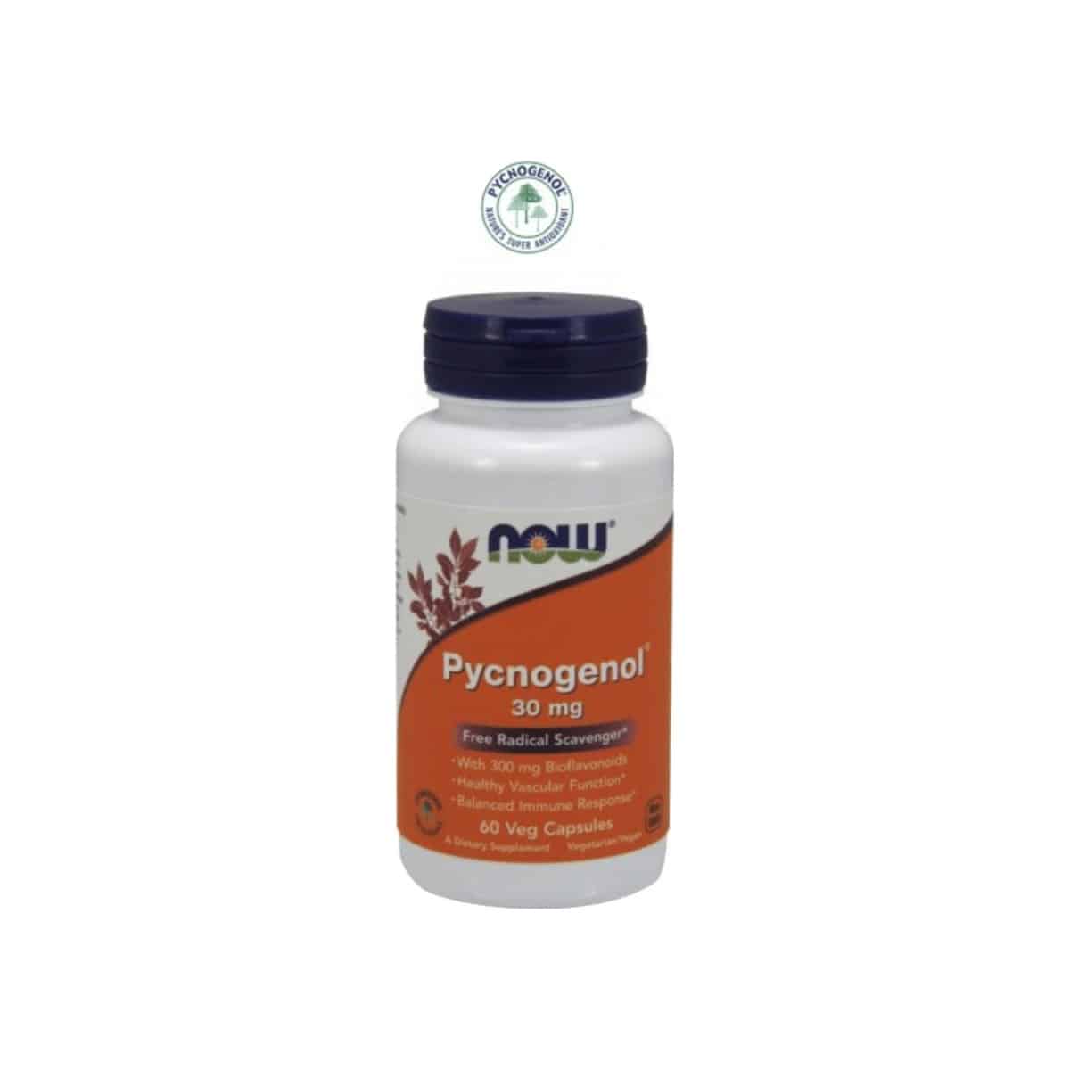 Pycnogenol 30mg 60 cápsulas Now