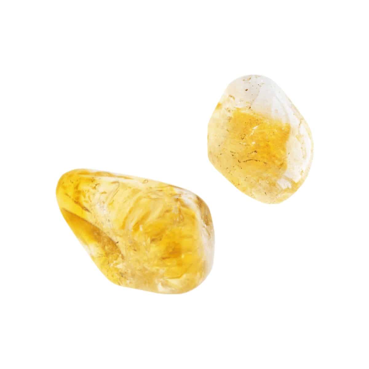 Quartzo Citrino Rolado (Tamanho Pequeno)