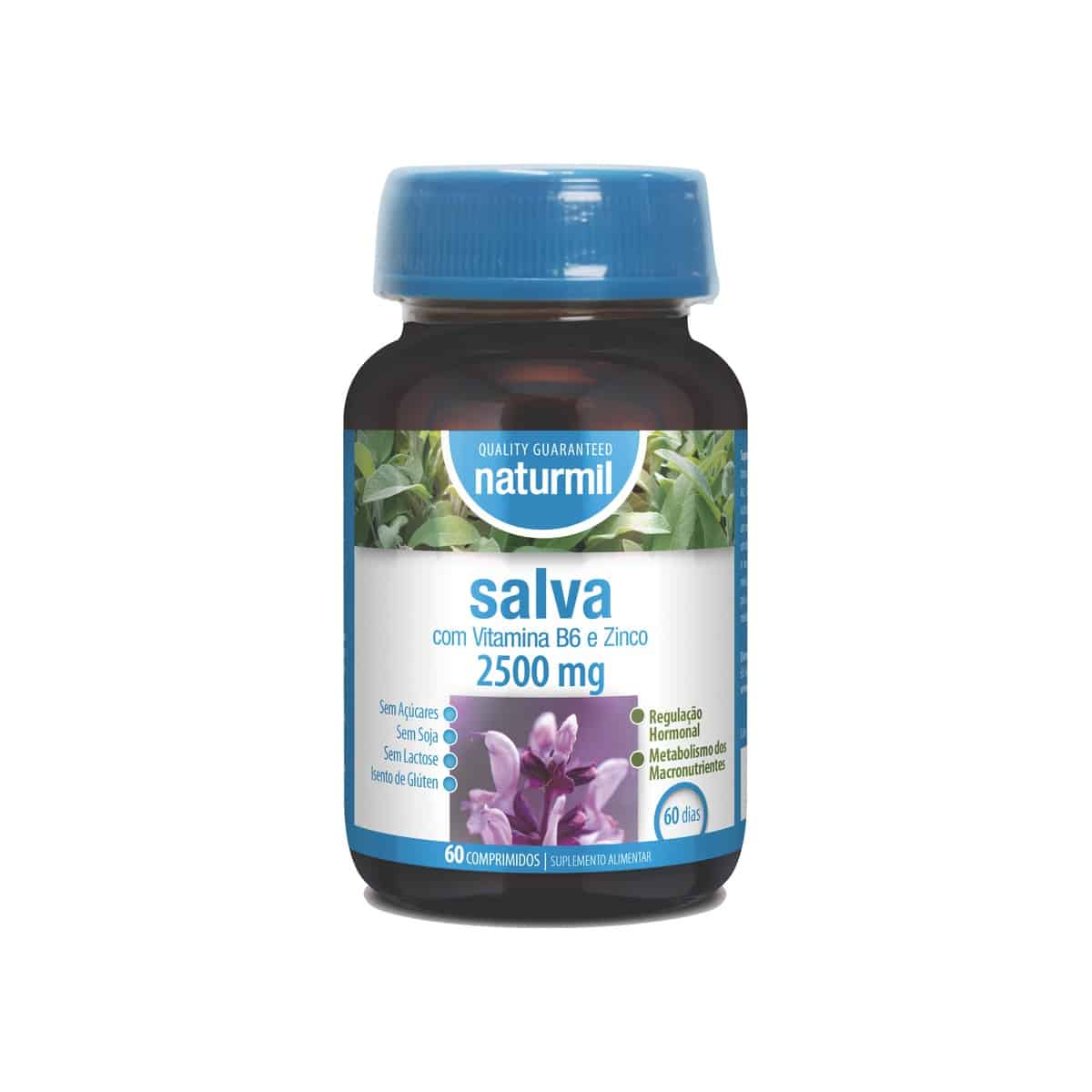 Salva 2500mg 60 comprimidos Naturmil