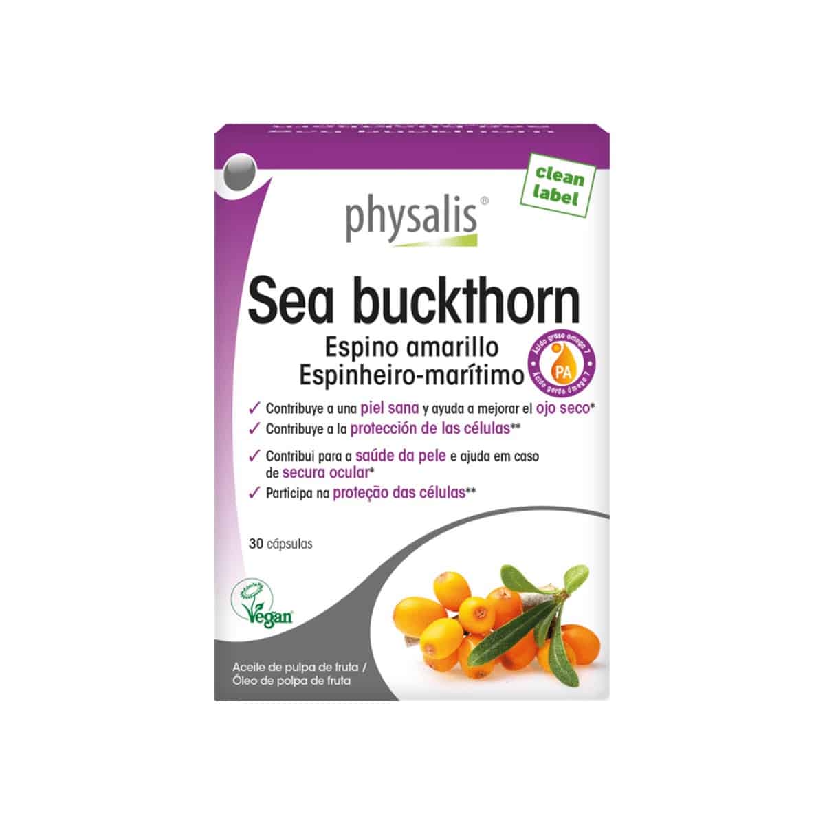 Sea Buckthorn 30 cápsulas Physalis