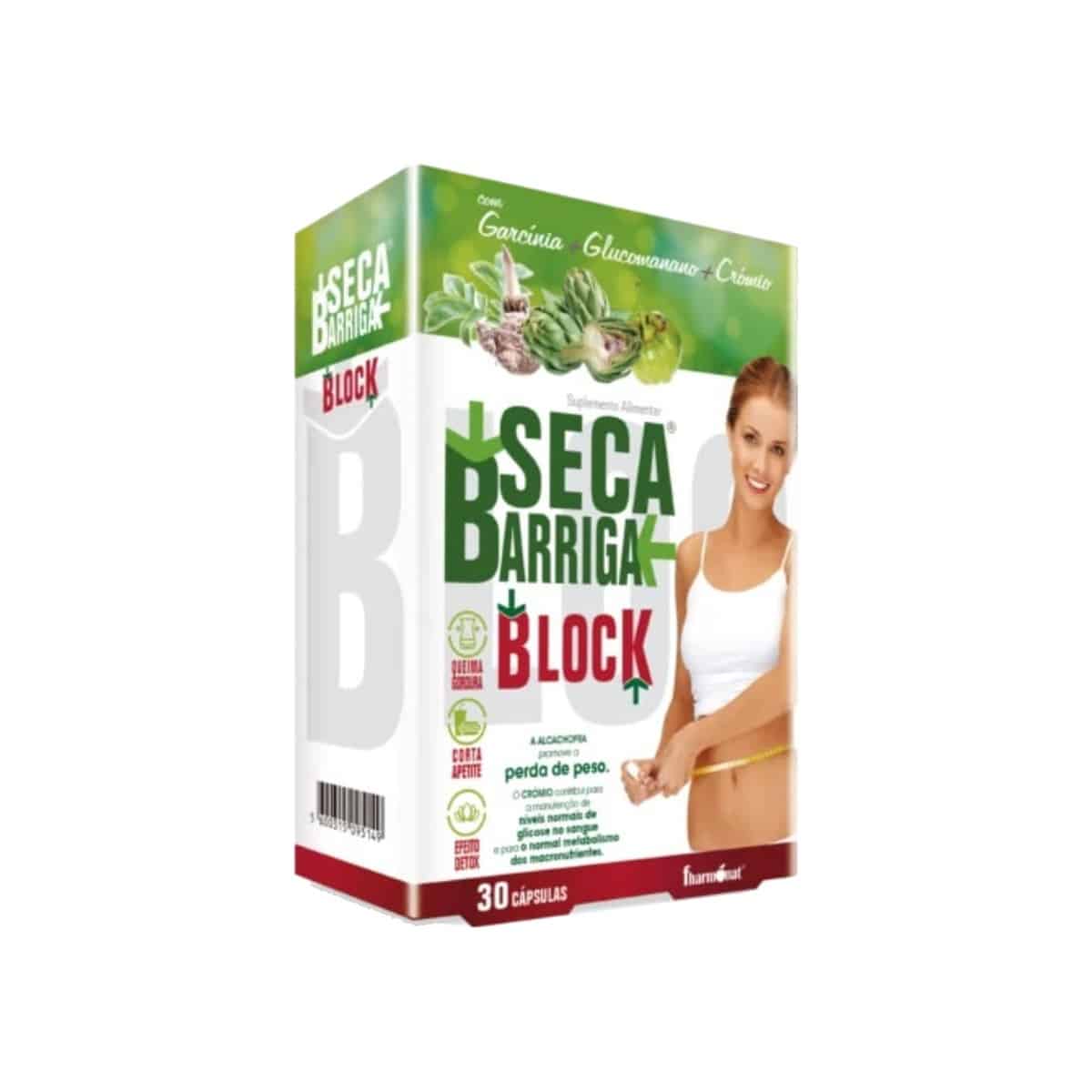 Seca Barriga Block 30 cápsulas Fharmonat
