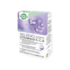 Selénio com Vitaminas A, C e E 60 cápsulas Sovex