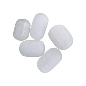 Selenite Branca Rolada (Tamanho Médio)