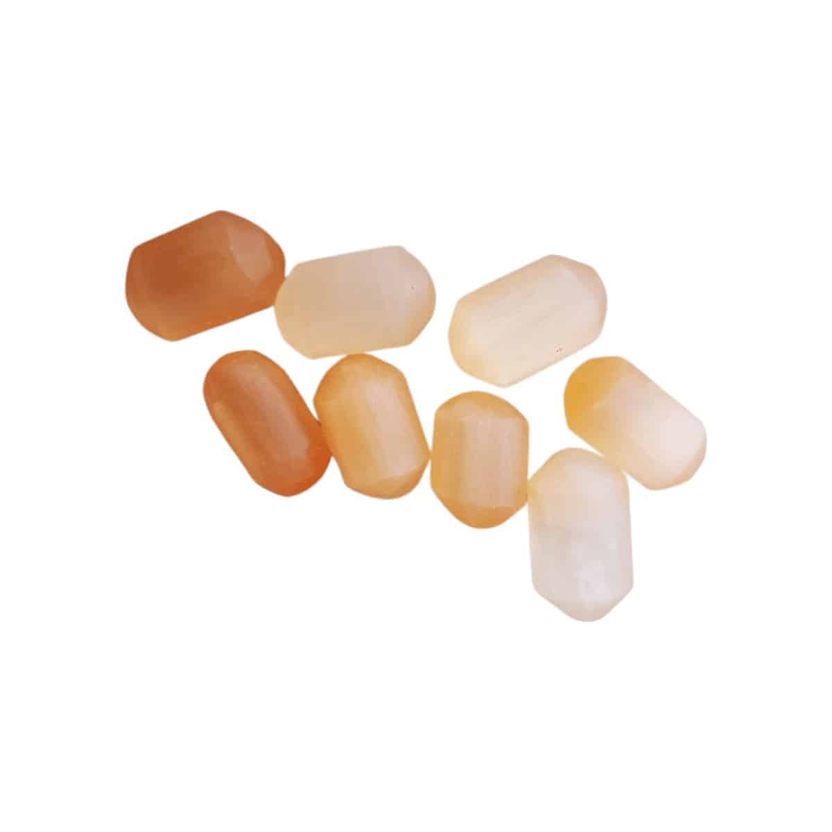 Selenite Laranja Rolada (Tamanho Médio)