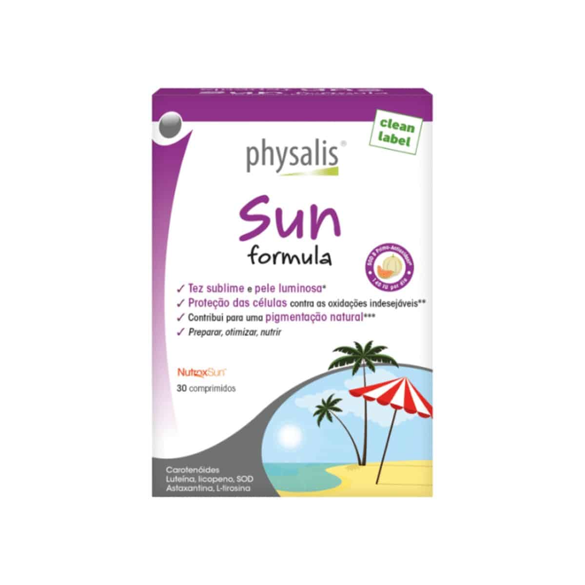 Sun Formula 30 comprimidos Physalis