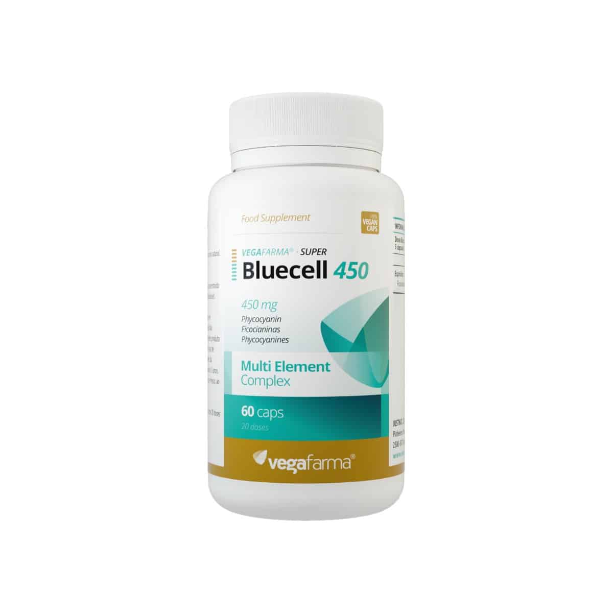 Super Bluecell 60 cápsulas Vegafarma