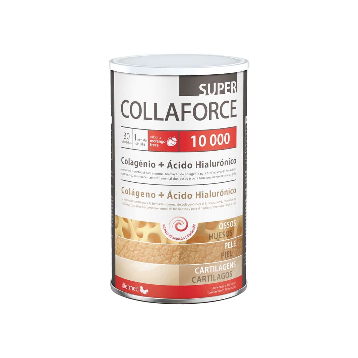 Super Collaforce 10.000 Sabor Morango 450g Dietmed