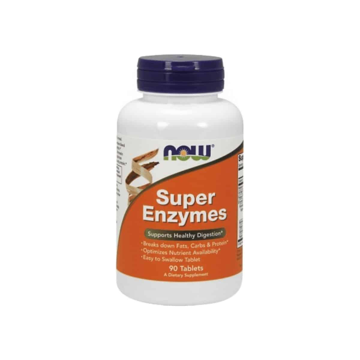 Super Enzymes 90 comprimidos Now