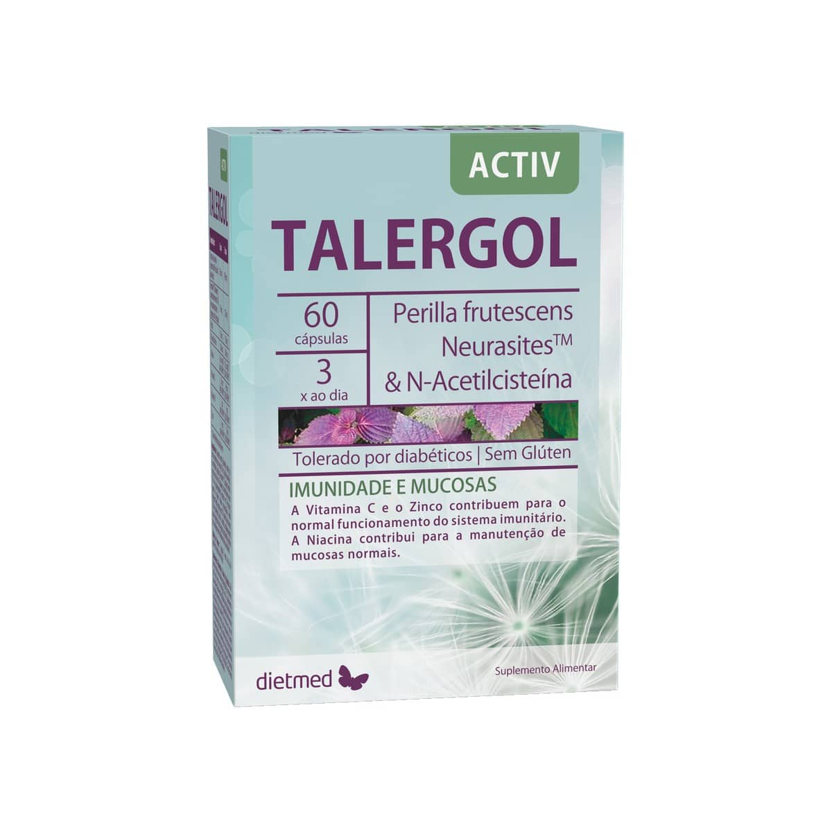 Talergol 60 cápsulas Dietmed
